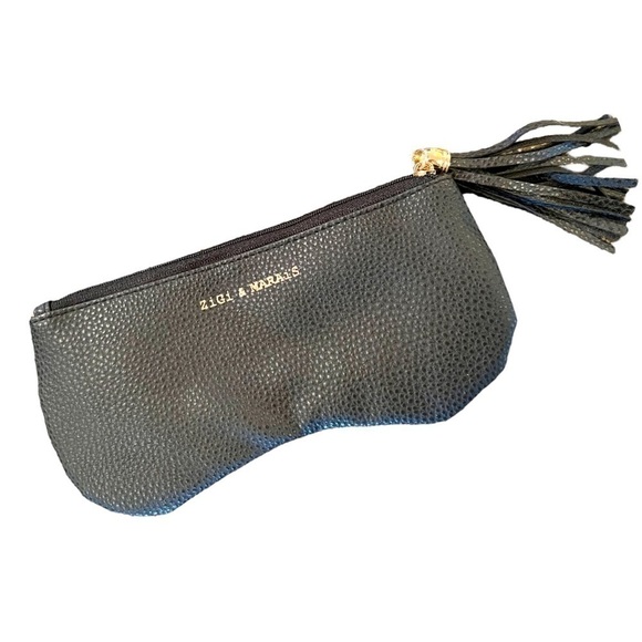 ZIGI & MARAiS, BLACK GLASS CASE. TRENDY, ANIMAL PRINT SUNGLASSES. - Picture 4 of 5